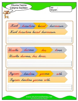 z sesi Çalışma Sayfaları